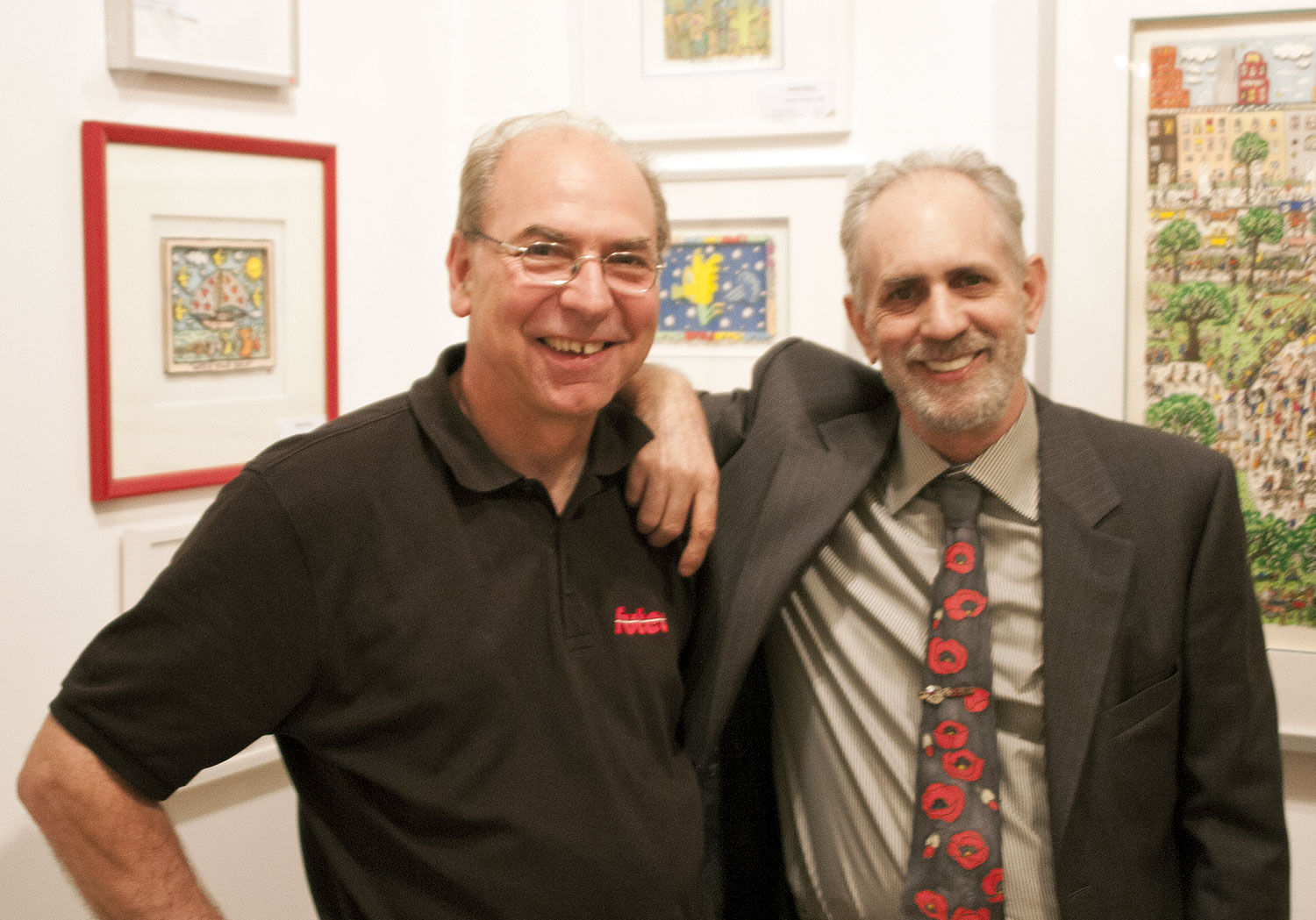 Gerhard Besler mit James Rizzi